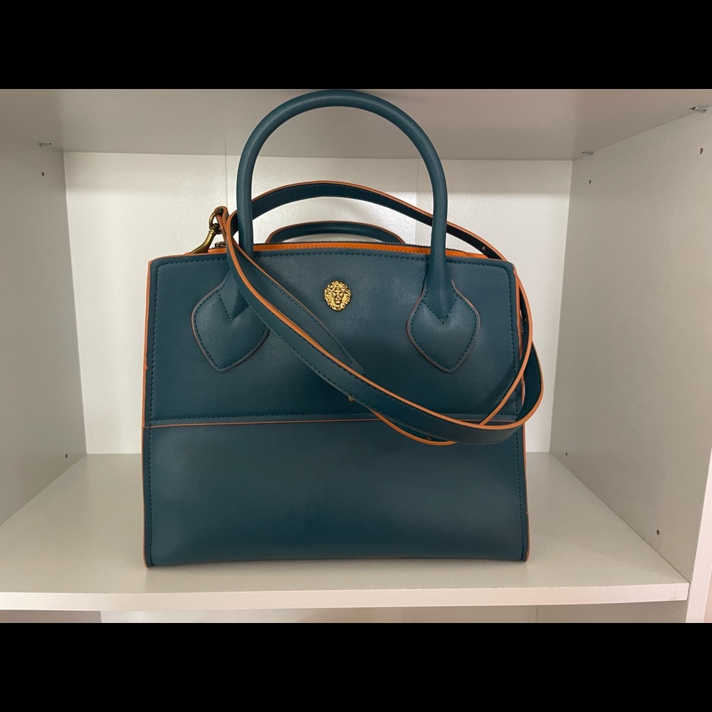 Anne Klein two tone handbag.